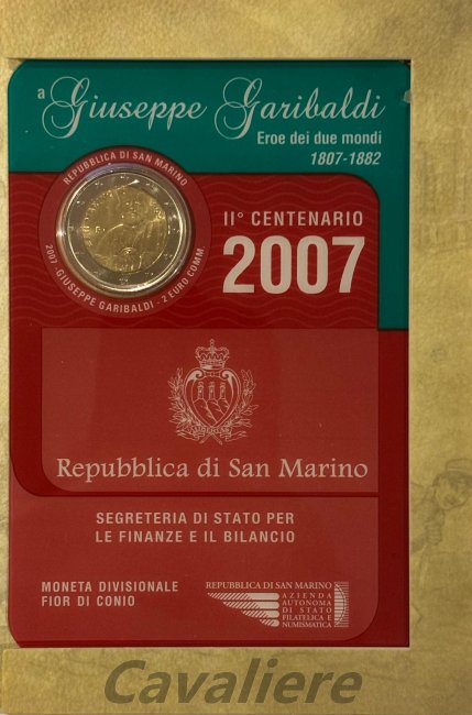 San Marino
2 Euro 2007
Giuseppe ... 