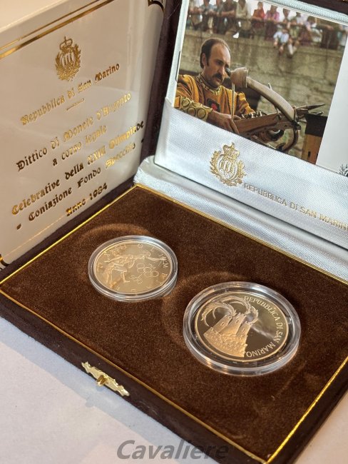 San Marino
500 + 1000 Lire Ag ... 