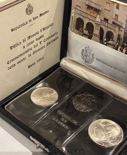 San Marino
500 + 1000 Lire Ag ... 