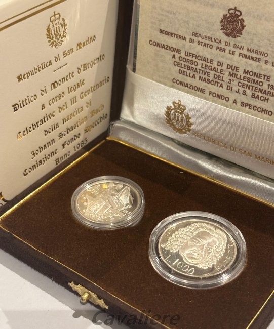 San Marino
500 + 1000 Lire Ag ... 