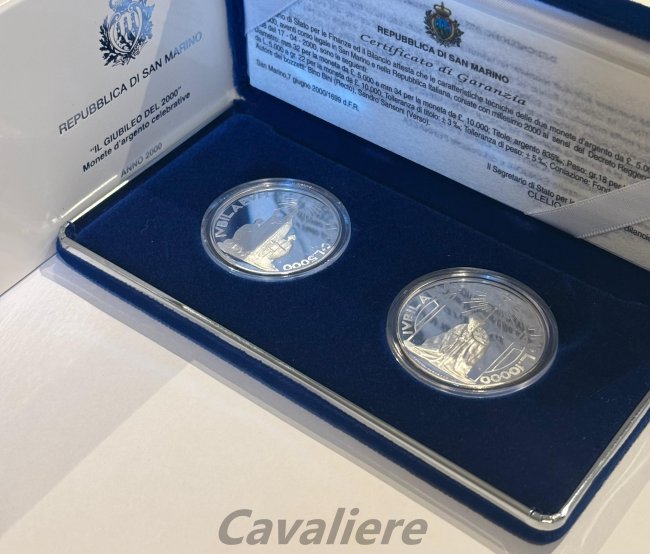 San Marino
5000 + 10000 Lire Ag ... 