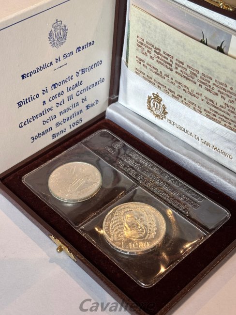 San Marino
500 + 1000 Lire Ag ... 