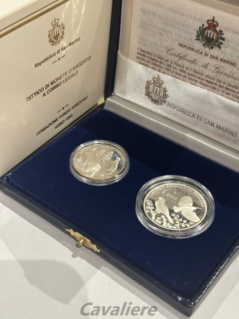 San Marino
500 + 1000 Lire Ag ... 