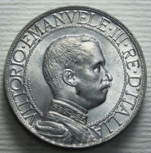 Vittorio Emanuele III 1900-1943
Lira Ag ... 