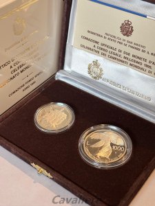 San Marino
500 + 1000 Lire Ag ... 