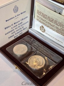 San Marino
500 + 1000 Lire Ag ... 